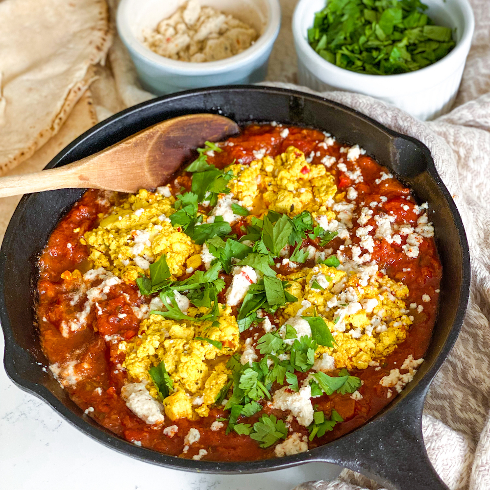 【1月】chakuꕤ*.゜ 10 Minute Vegan Shakshuka | Jackfruitful Kitchen