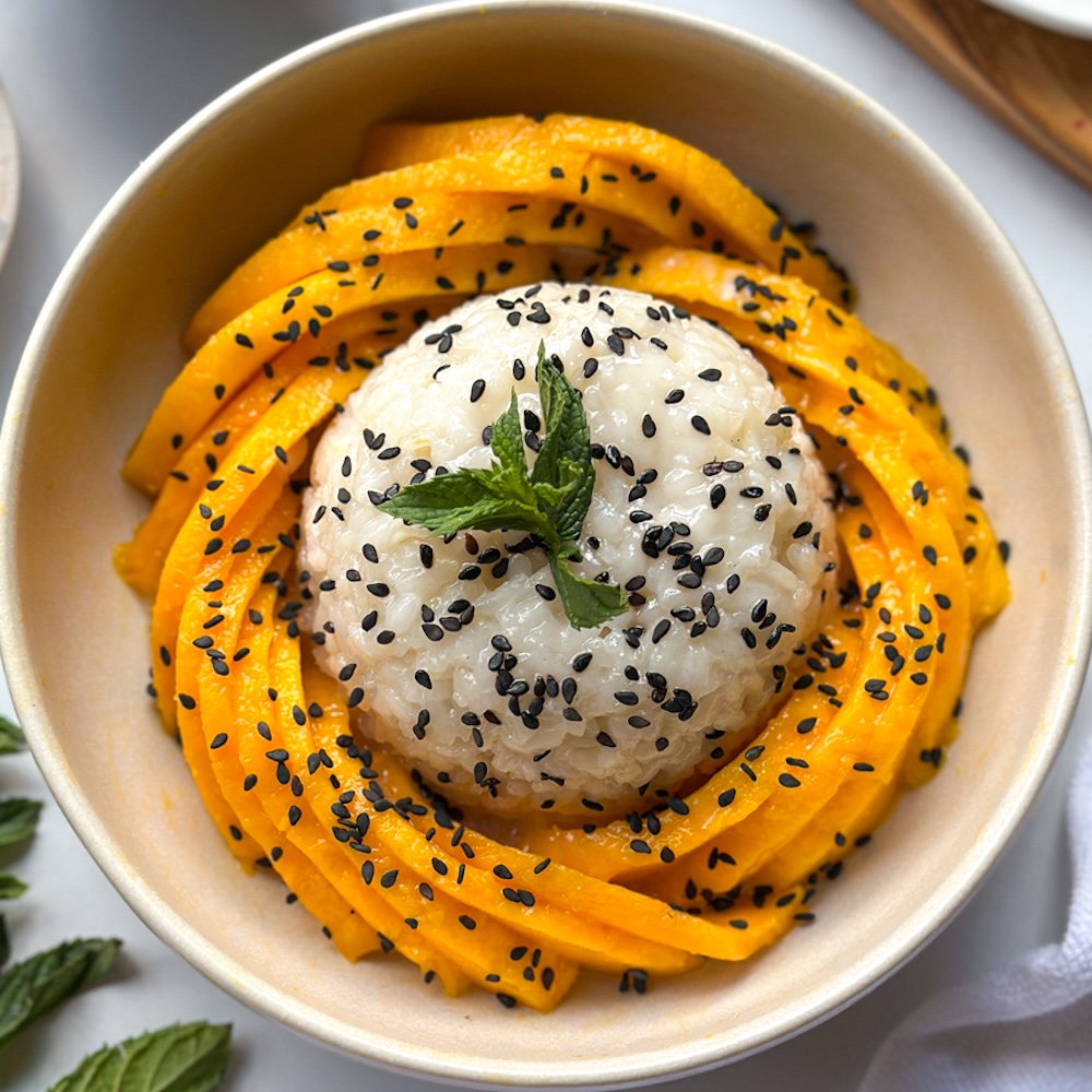 Mango Sticky Rice (Vegan Thai Dessert!) | Jackfruitful Kitchen