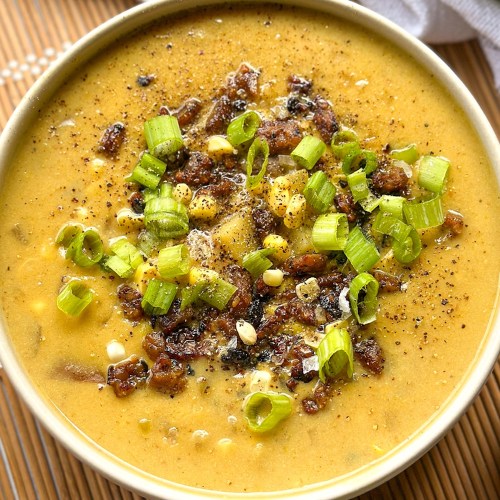 Corn and Potato Chowder (Dairy-Free!) | Jackfruitful Kitchen