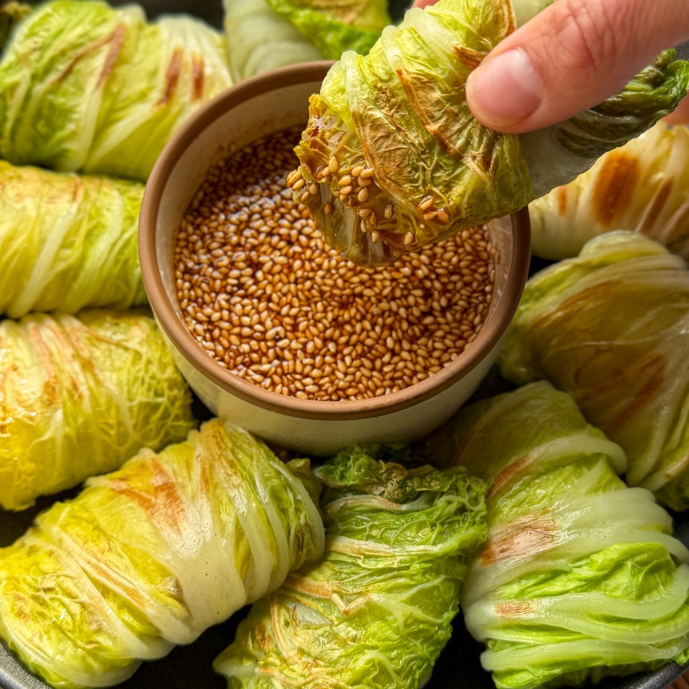 High Protein Napa Cabbage Rolls (Low Carb!) | Jackfruitful Kitchen