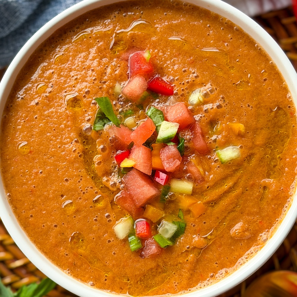 gazpacho★ニックカッチャー3点 The Best Watermelon Gazpacho (Dairy Free!) | Jackfruitful Kitchen